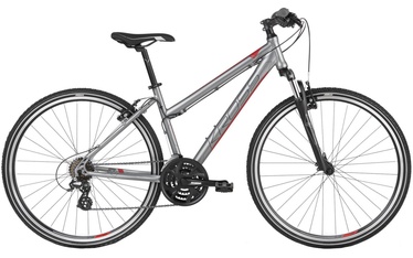 Kross Evado 2.0 Lady M 28" Silver Red Matte 18