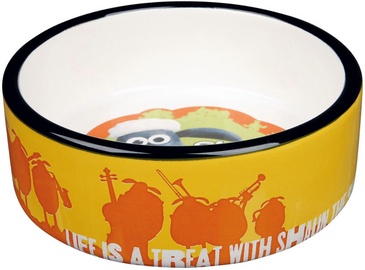 Trixie Shaun the Sheep Ceramic Bowl Orange 300ml