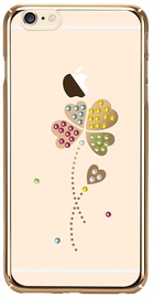 X-Fitted Lucky Clover Swarovski Crystals Back Case For Apple iPhone 6/6s Gold