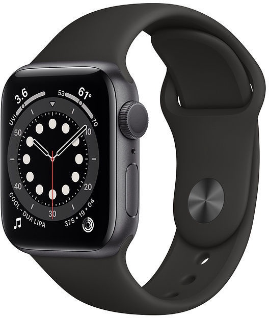 Išmanusis laikrodis Apple Watch Series 6 GPS 44mm, juoda