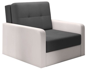 Dīvāngulta Idzczak Meble Top 1 Bahama 35 Gray/Soft 17 White, 104 x 104 x 92 cm