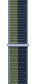 Siksna Apple 45mm Abyss Blue/Moss Green Sport Loop - Regular, zila/zaļa