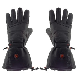 Cimdi, universāls Glovii Leather Ski, melna, L