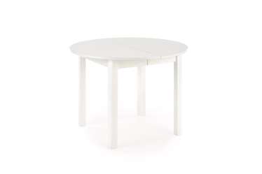 Обеденный стол c удлинением Ringo, белый, 1020 - 1420 мм x 1020 мм x 760 мм
