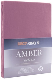 Voodilina DecoKing Amber, violetne, kummiga