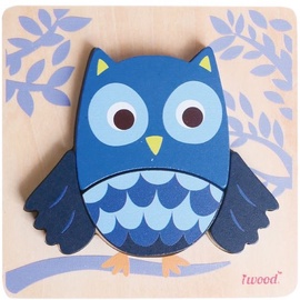 Пазл Iwood Wooden Animal Owl, 4 шт.