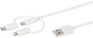 Vads Vivanco, USB Type C/Micro USB/USB/Apple Lightning