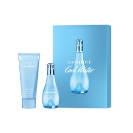 Rinkinys moterims Davidoff Cool Water 30 ml EDT + 75 ml Body Lotion