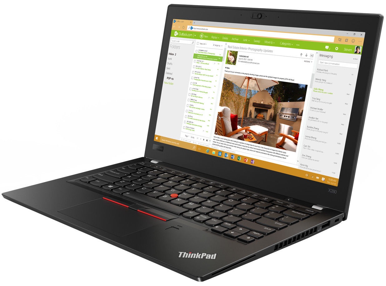 Nešiojamas kompiuteris Lenovo ThinkPad X280 20KE002YMH, Intel® Core™ i5- 8350U, 8 GB, 256 GB, 12.5 