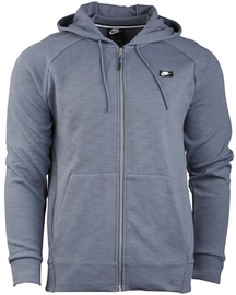 Nike Mens Full Zip Optic Hoodie 928475 427 Light Grey M