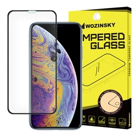 Wozinsky Tempered Glass Full Glue Super Tough Screen Protector Full Coveraged For Apple iPhone X/XS Black