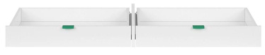 Black Red White Princeton Set Of Drawers For The Desk White/Green