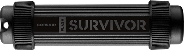 USB mälupulk Corsair Survivor Stealth, must, 512 GB