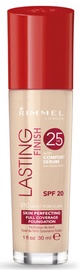 Tonālais krēms Rimmel London Lasting Finish 25h 010 Light Porcelain, 30 ml