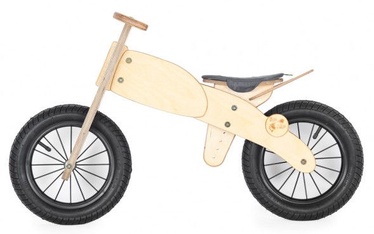 Balansinis dviratis MGS FACTORY DipDap Motorcycle, pilkas/smėlio ruda, 12"