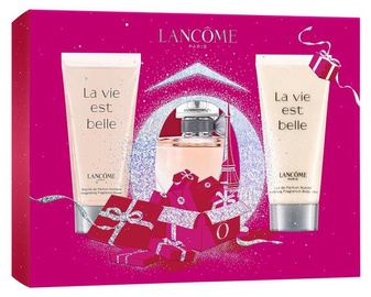 Rinkinys moterims Lancome La Vie Est Belle 30 ml EDP + 50 ml Shower Gel + 50 ml Body Lotion New Design