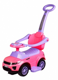 Funikids Sport Car Ride On With Holder And Sound Light Pink