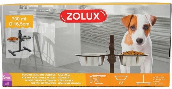 Dubenėlis maitinimui Zolux, 0.7 l, 2 vnt.