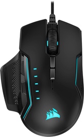 Компьютерная мышь Corsair Glaive RGB Pro, черный, проводная, оптическая
