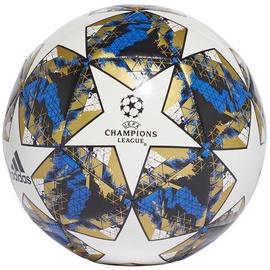 Adidas UCL Finale 19 Capitano Ball DY2555 White/Black/Gold Size 5