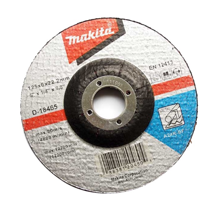 Slīpēšanas disks Makita D-18465, 125 mm x 22.2 mm