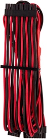 Juhe Corsair Premium Sleeved 24-pin ATX cable Type 4 Gen 4 Red/Black