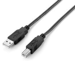 Equip Cable USB A To USB B Black 5 m