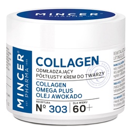 Sejas krēms sievietēm Mincer Pharma Collagen Rejuvenating Semi-Rich, 50 ml, 60+