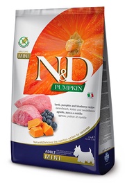 Sausā suņu barība Farmina N&D Lamb & Blueberry Adult Mini, jēra gaļa, 7 kg