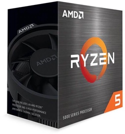 Procesorius AMD Ryzen 5 5600X BOX, 3.7GHz, AM4, 32MB