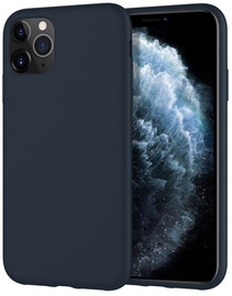 Mercury Fiber Soft Touch Matte Back Case For Apple iPhone 11 Pro Max Dark Blue