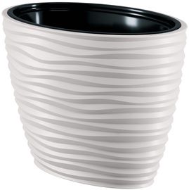 Цветочный горшок Form Plastic Sahara 3115-011, пластик, Ø 40 см, белый