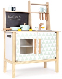 EcoToys Wooden Kitchen With Board