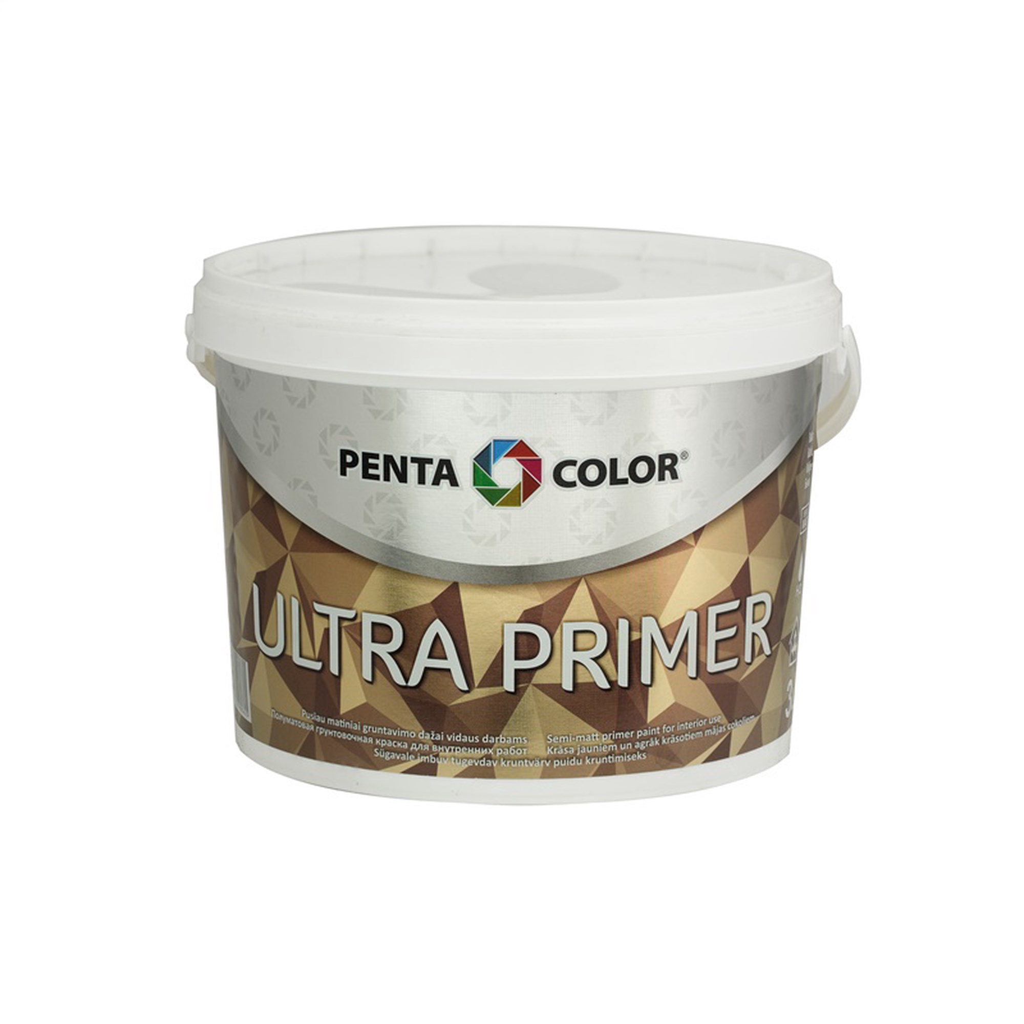Emulsiniai dažai Pentacolor Ultra Primer Emulsion Paint 3l White