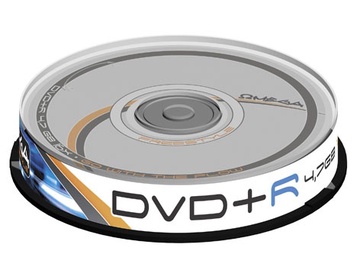 Kompaktinis diskas DVD+R Omega Freestyle, 4,7 GB, 10 vnt.