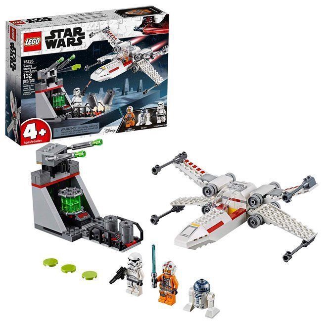 lego star wars x wing trench run