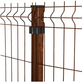 Aiasegment Besk Panel Fence 1.23x2.5m Brown