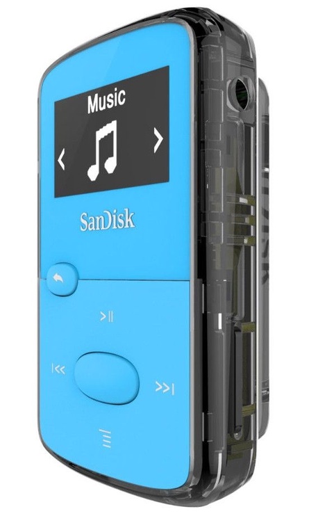 Grotuvas SanDisk Clip Jam, mėlynas, 8 GB