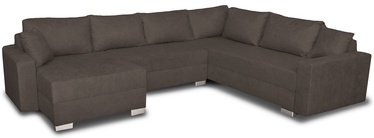 Kampinė sofa Platan Gustaw Soro 91 Grey, 315 x 135 x 87 cm