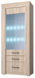 Idzczak Meble Tienen 02 Glass Cabinet 1D Sonoma Oak