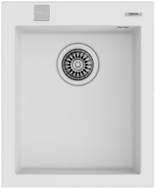 Кухонная раковина Teka Forsquare 34.40 TG White, камень, 340 мм x 500 мм x 200 мм