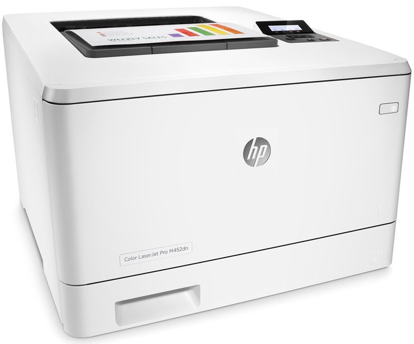 Лазерный принтер HP Pro M452dn, цветной