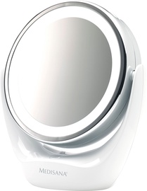 Meigipeegel Medisana CM835 White, valgustusega, teisaldatav, 16.9x19 cm