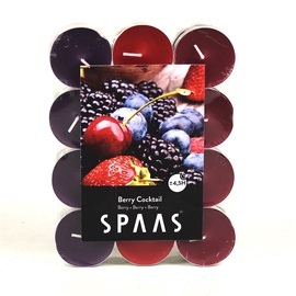 Ароматическая свеча Spaas Red Berries, 24 шт., 4.5 h