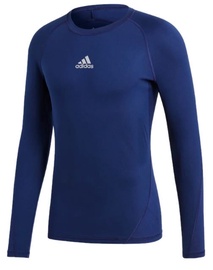 Футболка с длинными рукавами Adidas Alphaskin Sport Long Sleeve Top CW9489 Dark Blue 2XL