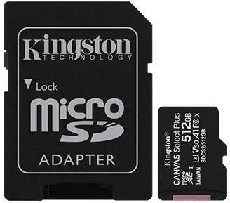 Mälukaart Kingston, 512 GB, 100 Mb/s - 85 Mb/s