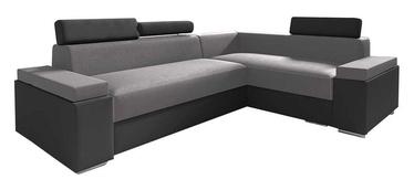 Stūra dīvāns Idzczak Meble Chester Mini Grey/Light Grey, 252 x 185 x 95 cm