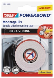 Клейкая полоска Tesa Ultra Strong, Двусторонняя, 1.5 м x 1.9 см