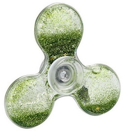 Setty Liquid & Shine Elements Filled Hand Spinner Green