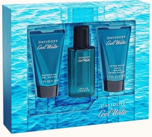 Davidoff Cool Water 40ml EDT + 50ml Shower Gel + 50ml Aftershave Balm